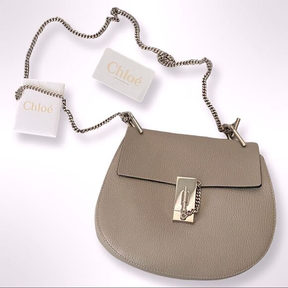 Chloe Drew Small  Shoulder Bag Motty Grey - Picture 10 of 10
